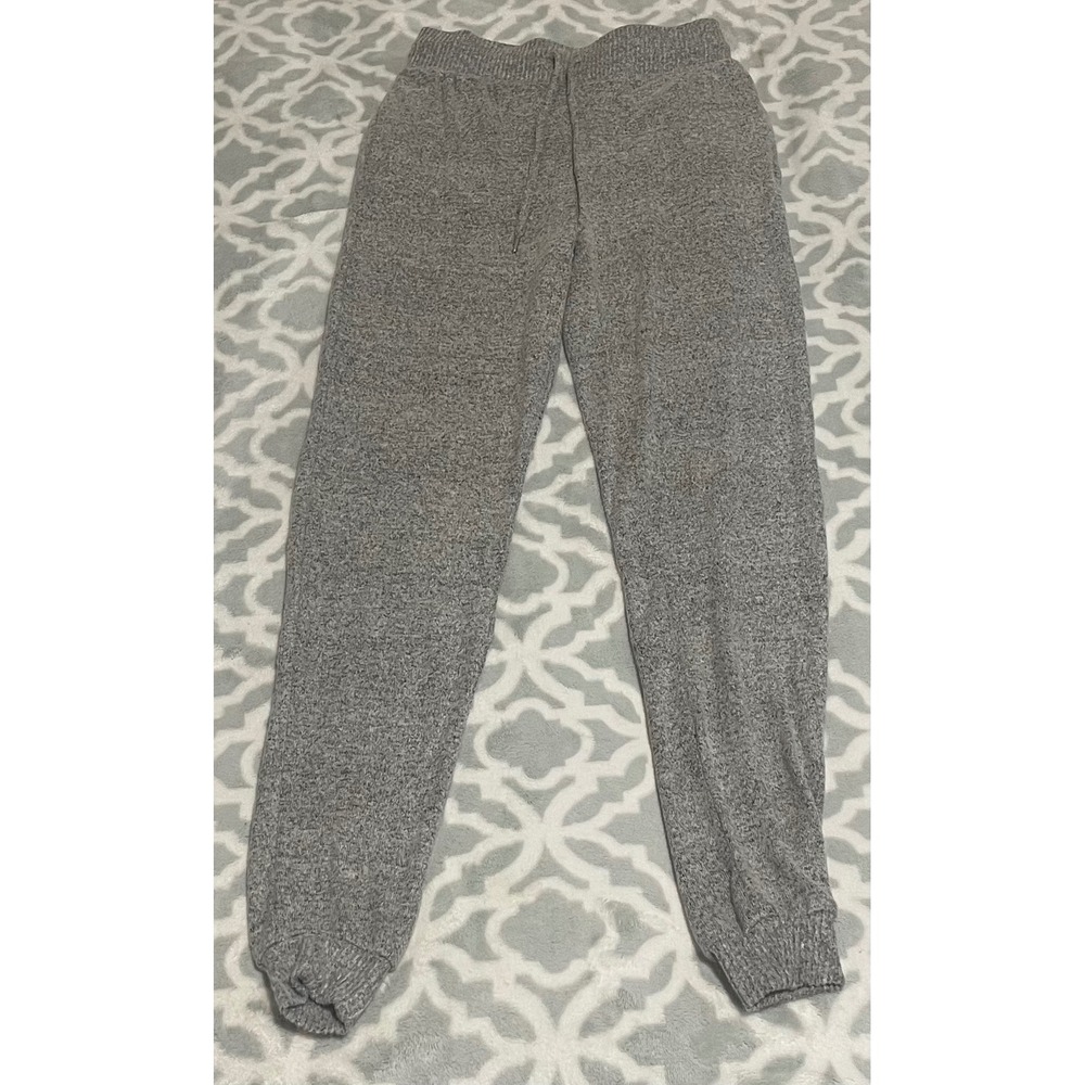 No Boundaries Gray Joggers XS Lounge Knit Drawstring‎ Casual Comfy Athleisure